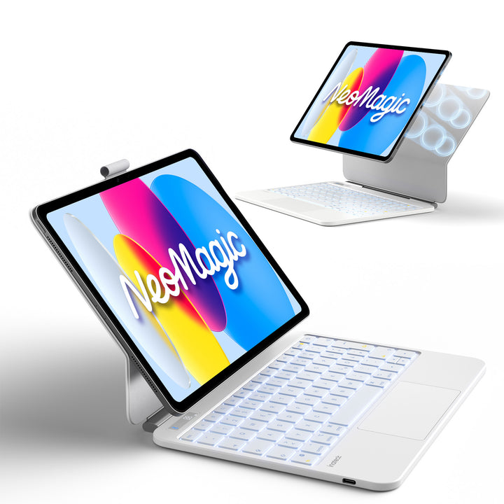 NeoMagic Magnetische Tastatur Hülle für iPad 11/10 Gen 2025 A16 11", QWERTZ, KB903-10