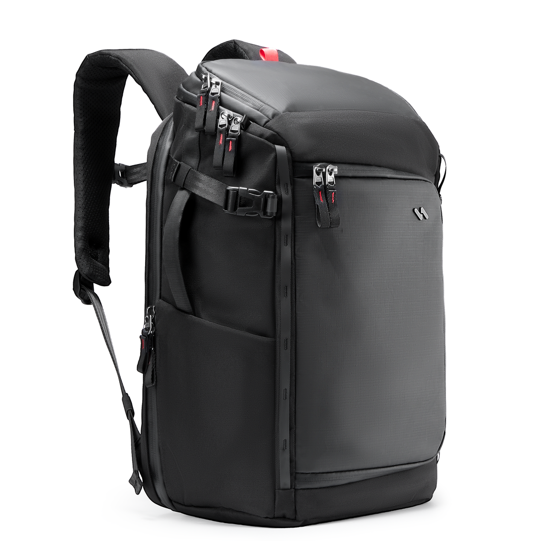 Handgepäck Rucksack 40L, TSA Freundlich Groß Reiserucksack Spritzwassergeschützt Travel Backpack für 17 Zoll Laptop, BPX31