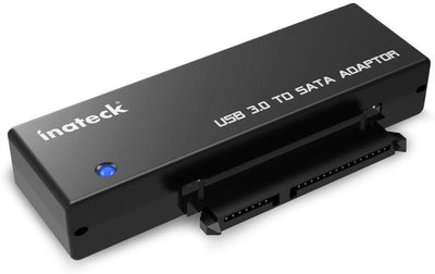 USB 3.0 zu SATA Konverter Adapter für 2.5/3.5 Zoll Laufwerke HDD SSD mit 12V 2A Netzteil, UA1001 - Inateck Official DE