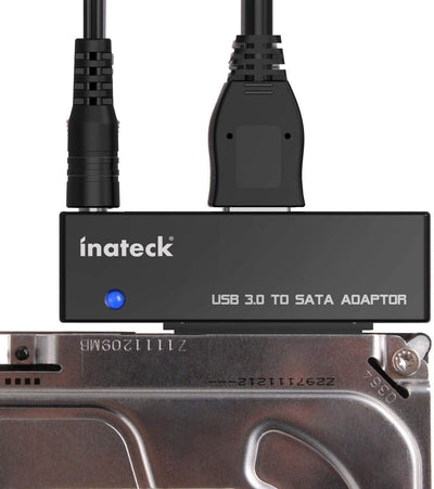 USB 3.0 zu SATA Konverter Adapter für 2.5/3.5 Zoll Laufwerke HDD SSD mit 12V 2A Netzteil, UA1001 - Inateck Official DE