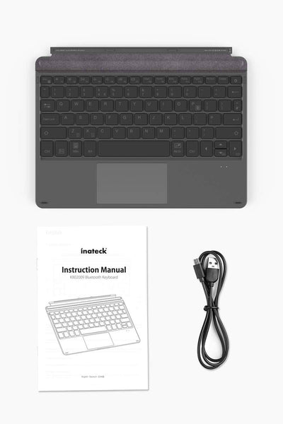 Surface Go Tastatur für Surface Go 3/2/1, 7 Farben Hintergrundbeleuchtung, mit Trackpad,  KB02009