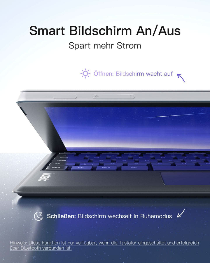 Surface Pro 7 Tastatur für Surface Pro 7/7+/6/5/4, 7 Farben Hintergrundbeleuchtung, mit Trackpad, KB02027 - Inateck Official DE