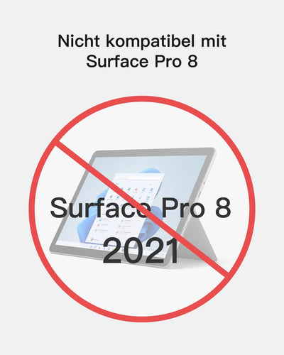 Surface Pro Tastatur für Surface Pro 7/7+/ 6/5/4, 7 Farben Hintergrundbeleuchtung, KB02026 - Inateck Official DE