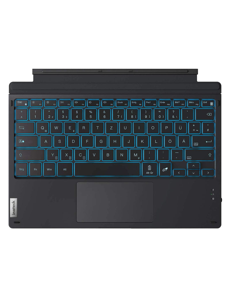 Surface Pro Tastatur für Surface Pro 7/7+/ 6/5/4, 7 Farben Hintergrundbeleuchtung, KB02026 - Inateck Official DE