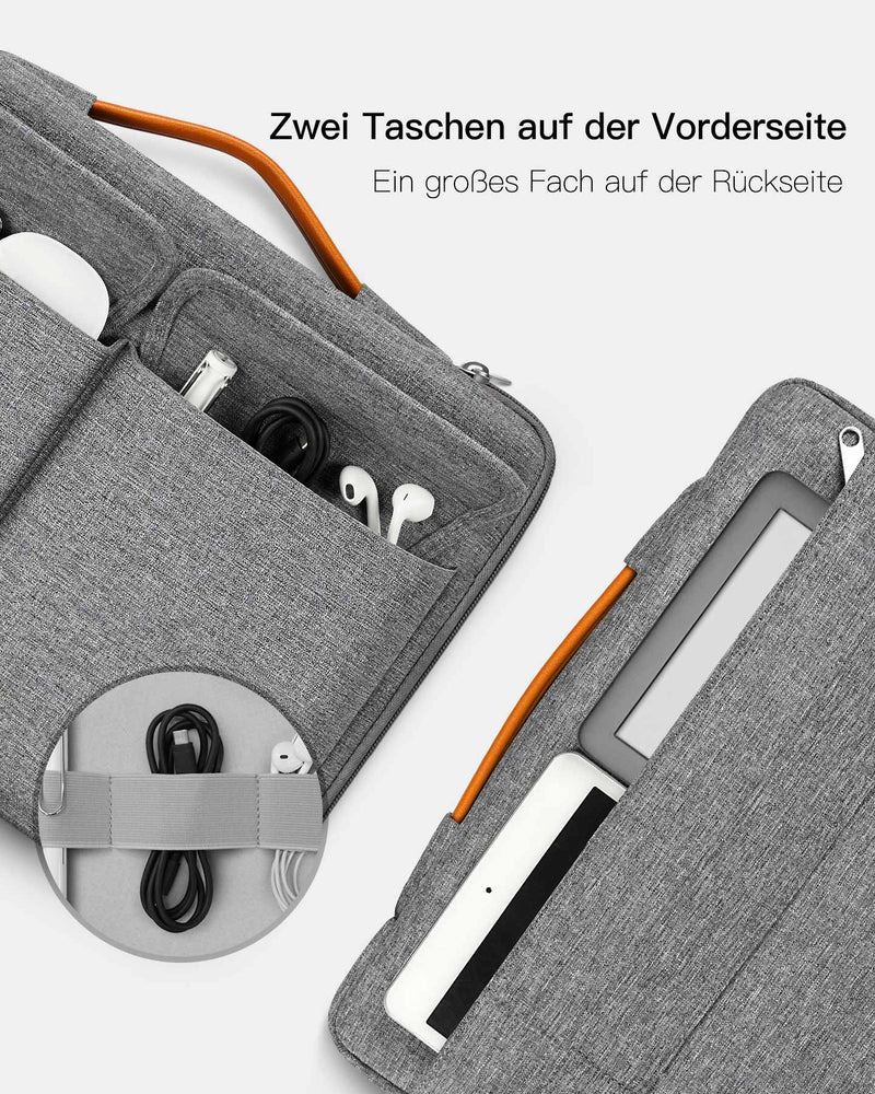 EdgeKeeper 360° Rundumschutz Laptoptasche für 13 Zoll MacBook Air/Pro M2/M1 2022-2012, LB02011 - Inateck Official DE