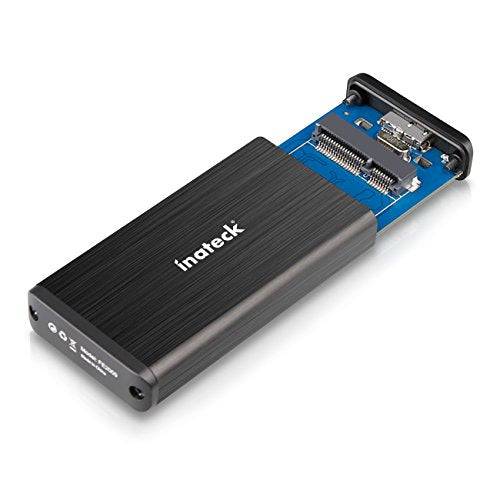 Inateck [Unterstützt UASP] USB 3.0 M50 mSATA Aluminium SSD Gehäuse Adapter Case mit USB 3.0 Datenkabel für M50 mSATA SSD - Inateck Official DE