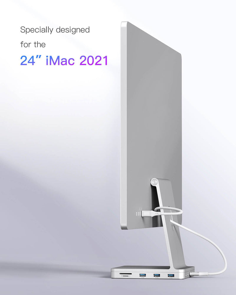 Inateck 8-in-1 iMac 24" 2021 Docking Station, USB 3.2 Gen 2, DK2001 - Inateck Official DE