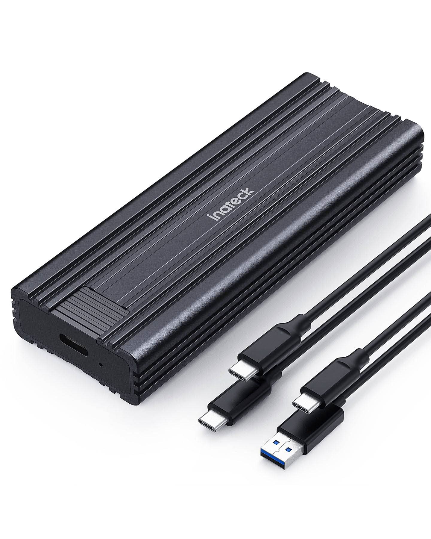 M.2 NVMe Gehäuse USB 3.2 Gen 2, für M.2 SATA /NVMe SSD (2242, 2260