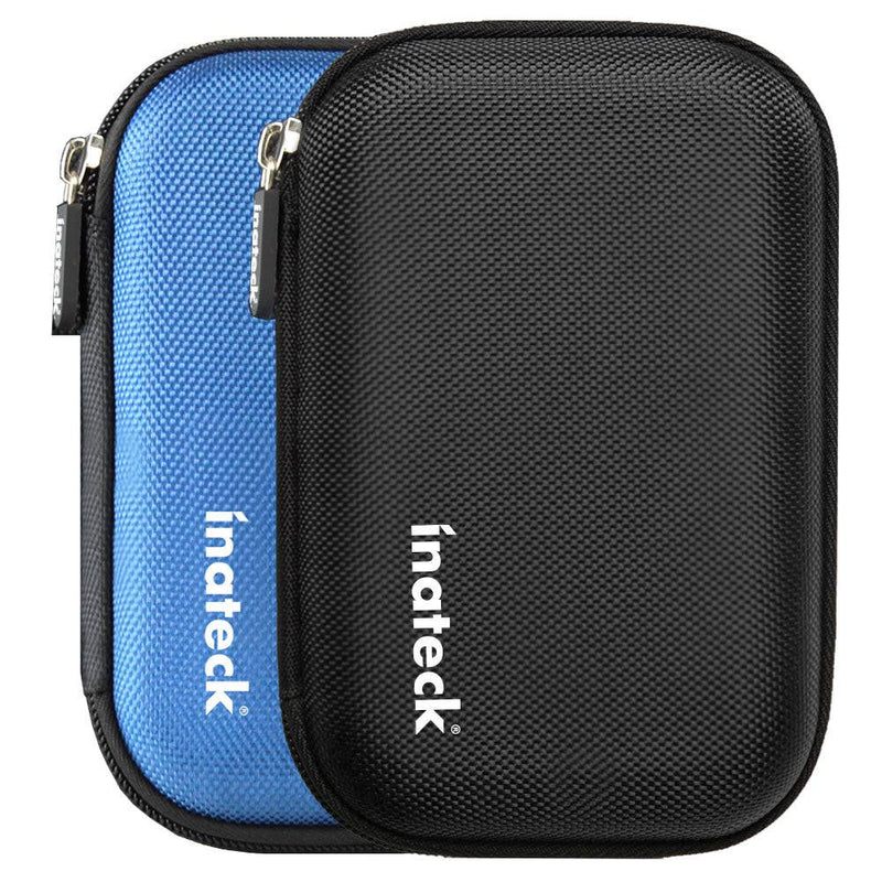 Universal-Festplattentasche für 2,5 Zoll-HDD und SSD, erschütterungsfeste Schutzbox, schwarz - HPD-BK - Inateck Official DE