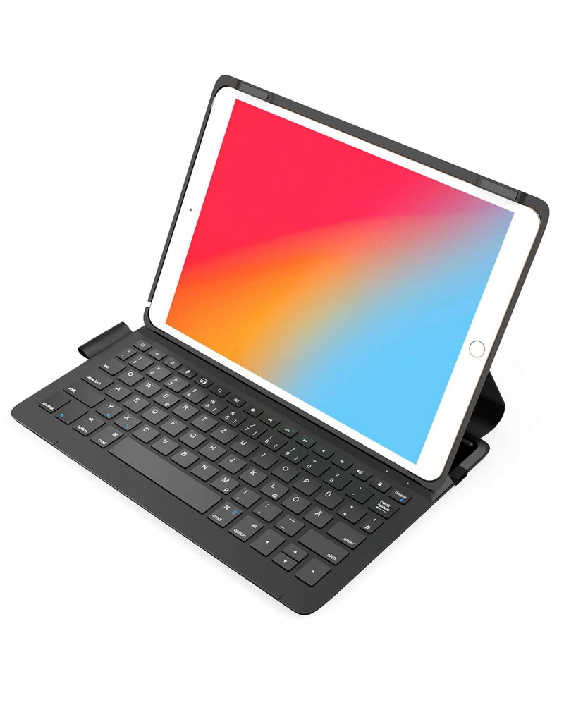 Ultraleichte Tastatur für iPad 2021(9th)/iPad 2020(8th)/iPad 2019(7th) 10.2 Zoll, iPad Air 3 2019, mit Smart Power Knopf, BK2006 - Inateck Official DE