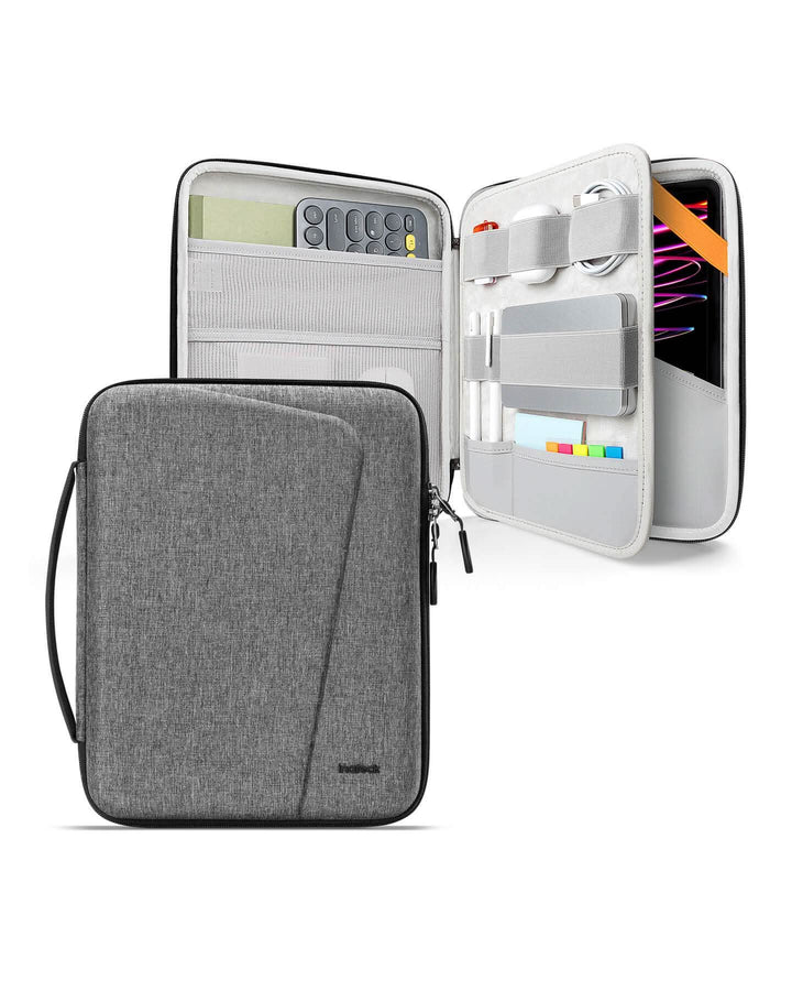 inateck DE Hartschalen Tablet Hülle Tragetasche für 11-12,9 Zoll iPads 2018-2024, AB01002 12.9 Zoll Grau