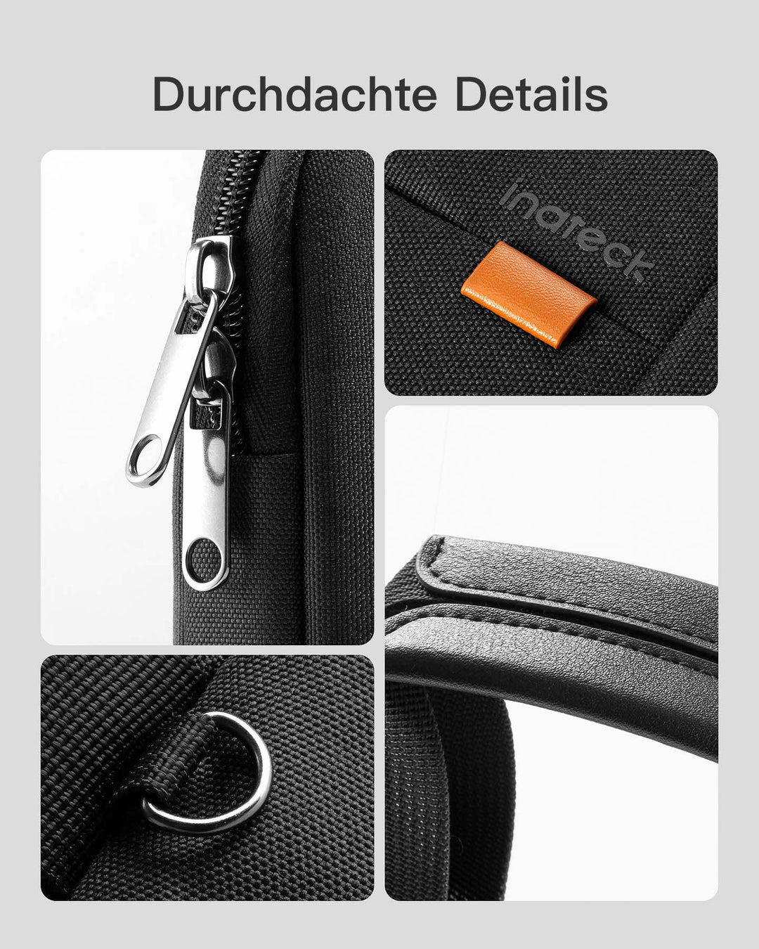 Inateck 15.6 Zoll Laptoptasche 15 Zoll Hülle Notebooktasche Inateck 15.6 Zoll Laptoptasche 15 Zoll Hülle Notebooktasche