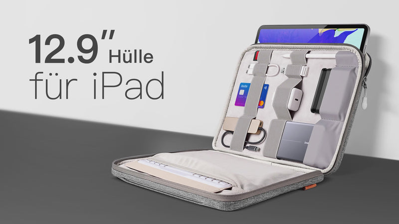 Laptoptasche Hülle Kompatibel mit 13" MacBook Air 2024-2018, MacBook Pro 2022-2016, iPad Pro M4 2024, iPad Air M2 2024, LB02009