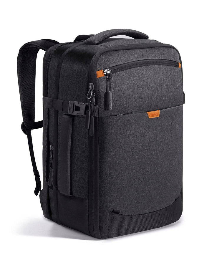 reiserucksack seitliche öffnung Inateck 38.5-46.2L Reiserucksack erweiterbarer Herren Damen Handgepäck  Flugzeug Rucksack, 15.6 Zoll Laptop Rucksack spritzwassergeschütztes Carry  on Kabinenrucksack für Weekender, BP03006