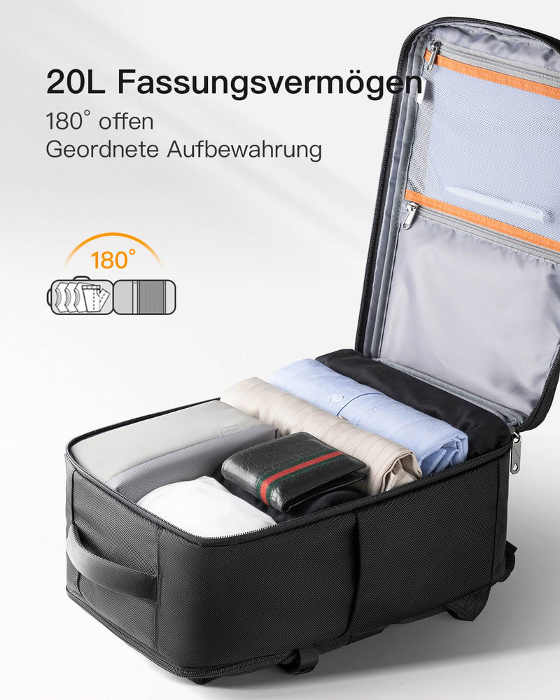20L-42L Handgepäck Reiserucksack für 13-15,6 Laptop, Flug Genehmigt Kabinenrucksack, BP03005