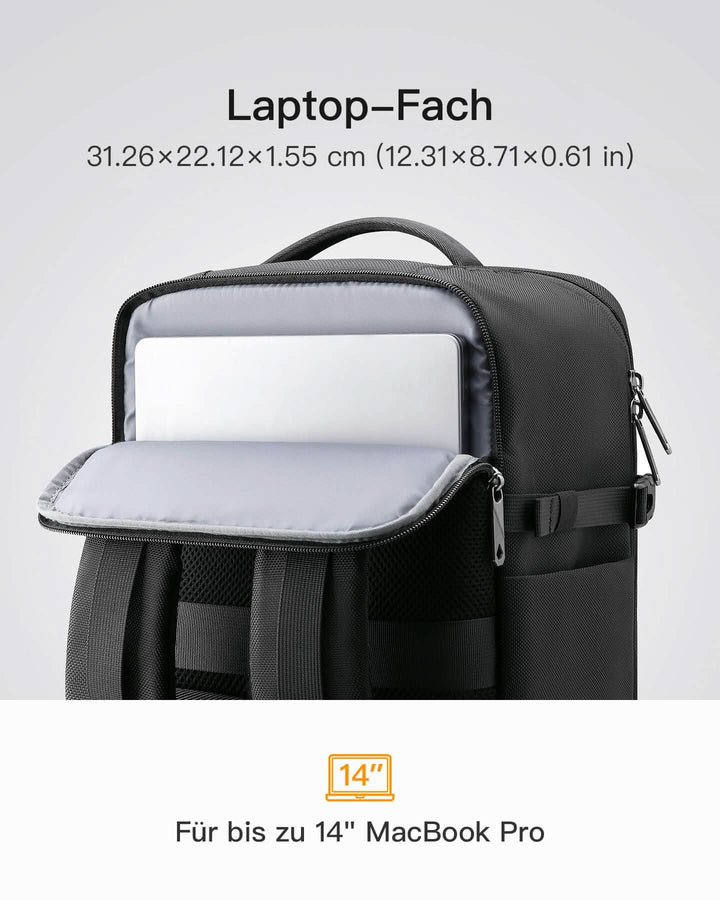 20L-42L Handgepäck Reiserucksack für 13-15,6 Laptop, Flug Genehmigt  Kabinenrucksack, BP03005