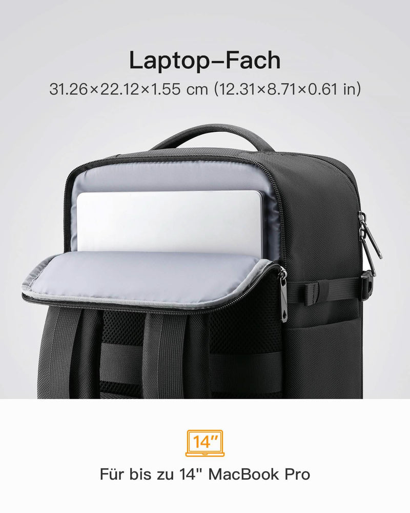 20L-42L Handgepäck Reiserucksack für 13-15,6 Laptop, Flug Genehmigt Kabinenrucksack, BP03005 - Inateck Official DE