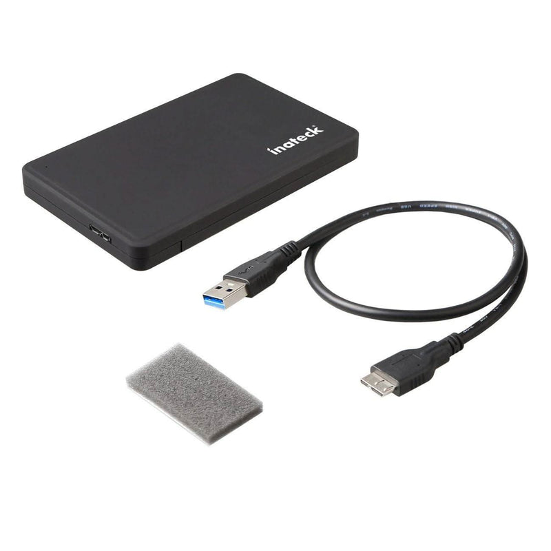 Externes Wechsel-Festplattengehäuse für 2,5 Zoll-HDD/SSD, bis 5 Gbit/s, USB 3.0-Anschlusskabel, werkzeuglos - FE2004 - Inateck Official DE