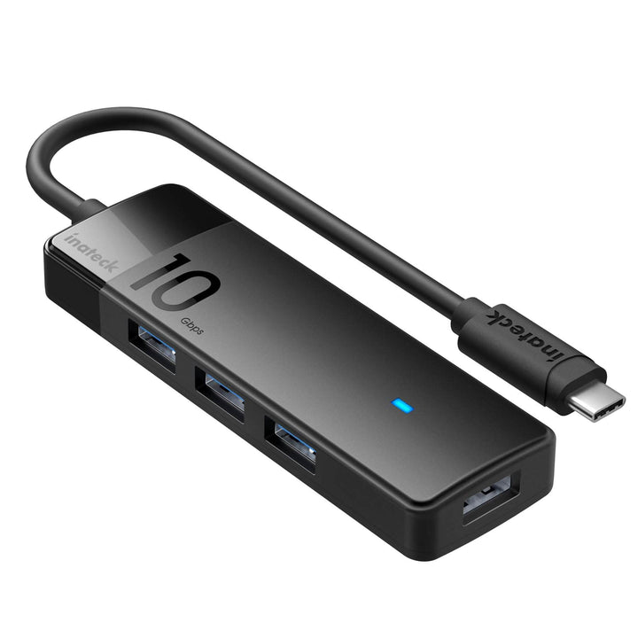 USB 3.2 Gen 2 Geschwindigkeit, USB-C zu USB Hub mit 4 USB-A-Anschlüssen, HB2025 - Inateck Official DE