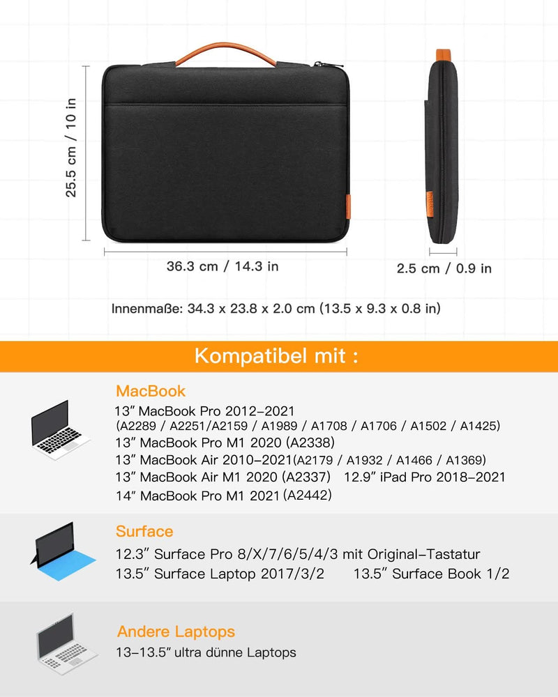 13-16 Zoll Hülle Tasche Sleeve Laptop Case, LB1302, LB1404, LB1504