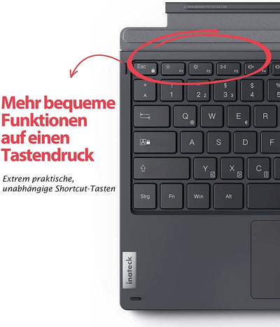 Surface Pro Tastatur, Kompatibel mit Surface Pro 7/7+/ 6/5/4/3, KB02026 - Inateck Official DE