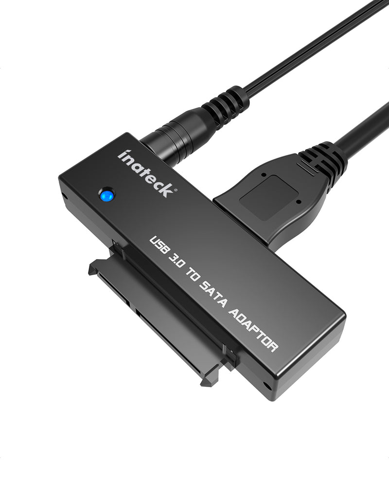SATA zu USB 3.0 Adapter, Konverter  für 2,5 Zoll und 3,5 Zoll-Laufwerke HDD/SSD, mit 12V/ 2A-Netzteil - UA1001 - Inateck Official DE