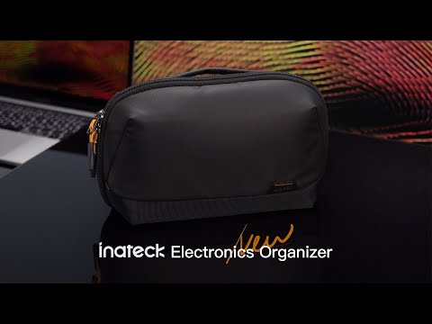 Inateck Elektronik Case Gadget Organizer Tech Tasche Kabeltasche, USB Kabel Organizer, Reisefreundlich, AB03007